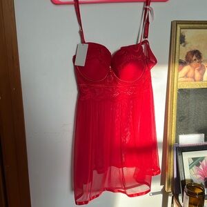 Daisy fuentes lace babydoll lingerie